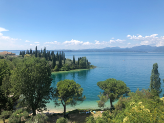 Der Gardasse - Olivenbäume und türkis blaues Wasser