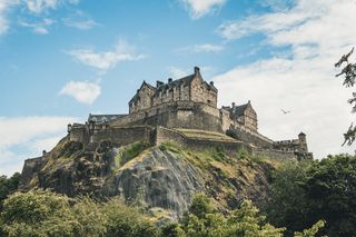 Eine Aufnahme des Edinburgh Castle.