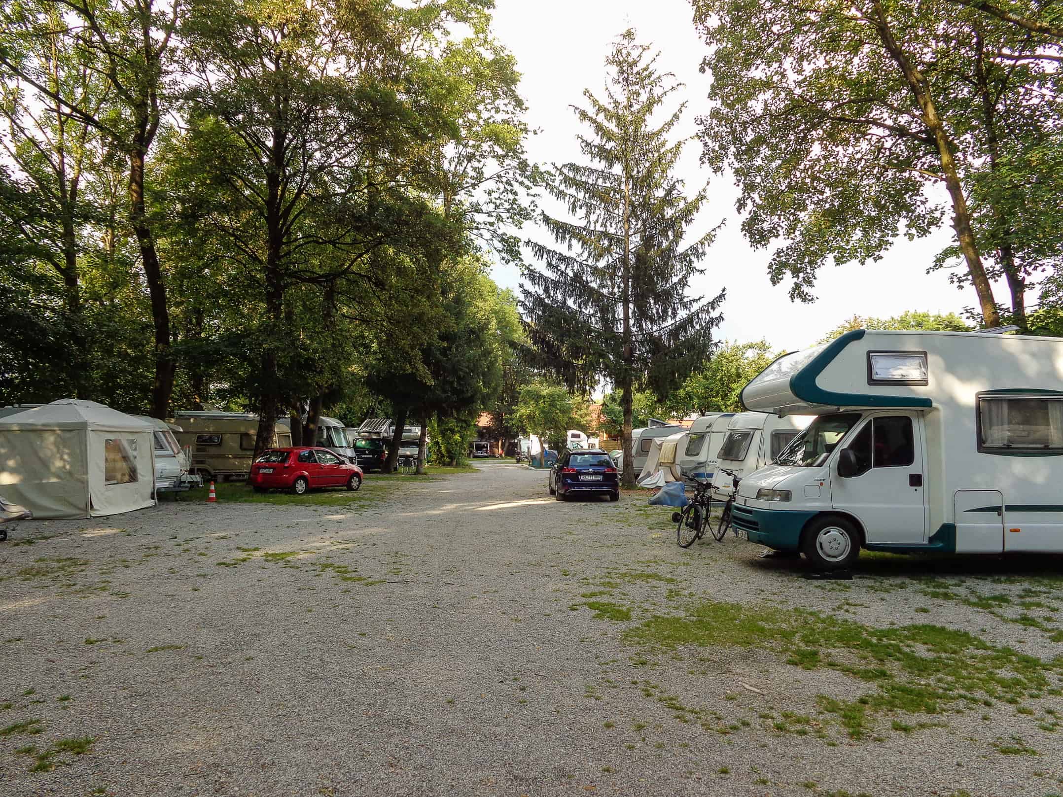 Campingplatz bei München