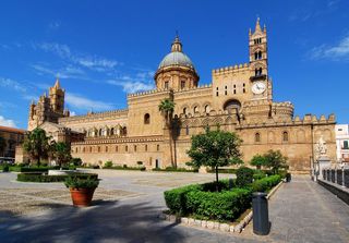 Blick auf Sehenswürdigkeit in Palermo