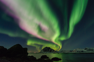 Die Polarlichter am Nordkap in Schweden